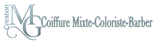 Illustration logo Creationmg | Coiffure Coloriste Barber